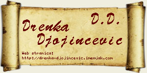 Drenka Đojinčević vizit kartica